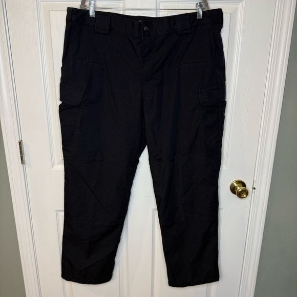 5.11 Tactical Dark Navy Blue Cargo Pants Relaxed Fit Size 42 Waist 30 Length GUC - Picture 6 of 10